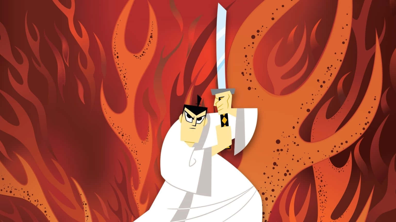 Samurai Jack in a Mystical Forest