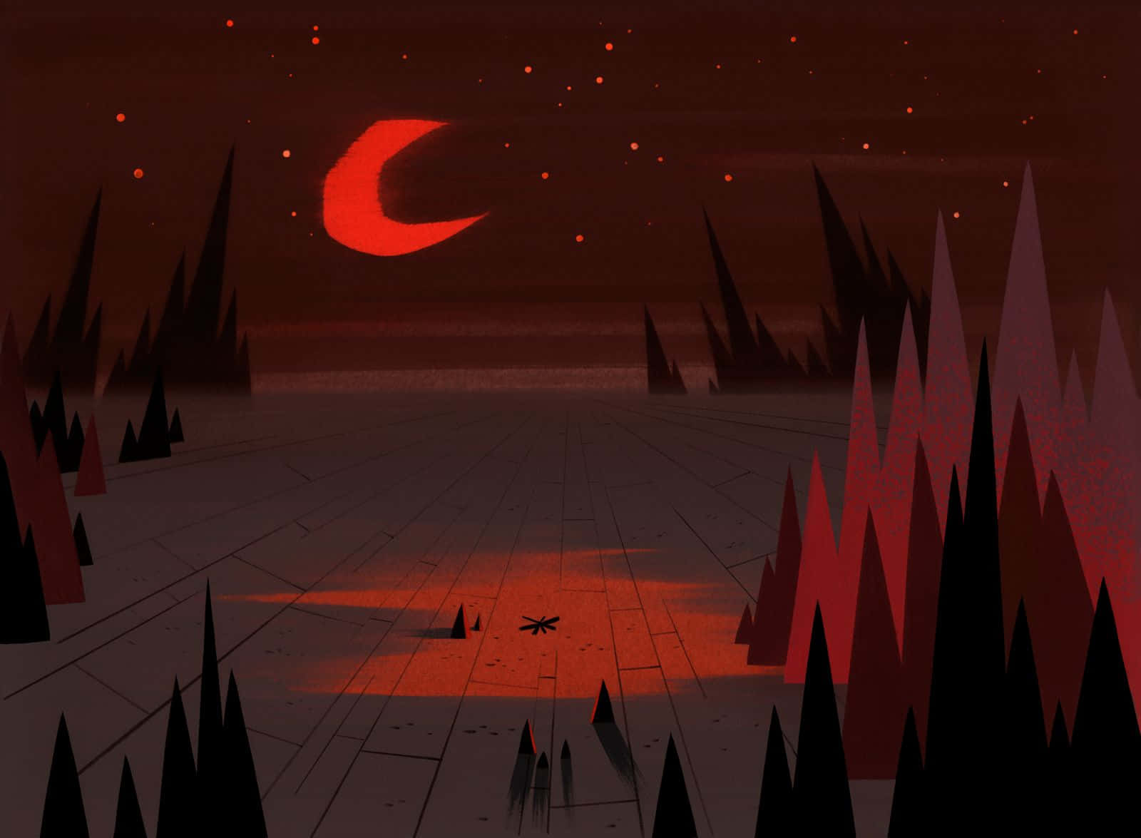 Samuraijack In Un Paesaggio Misterioso.