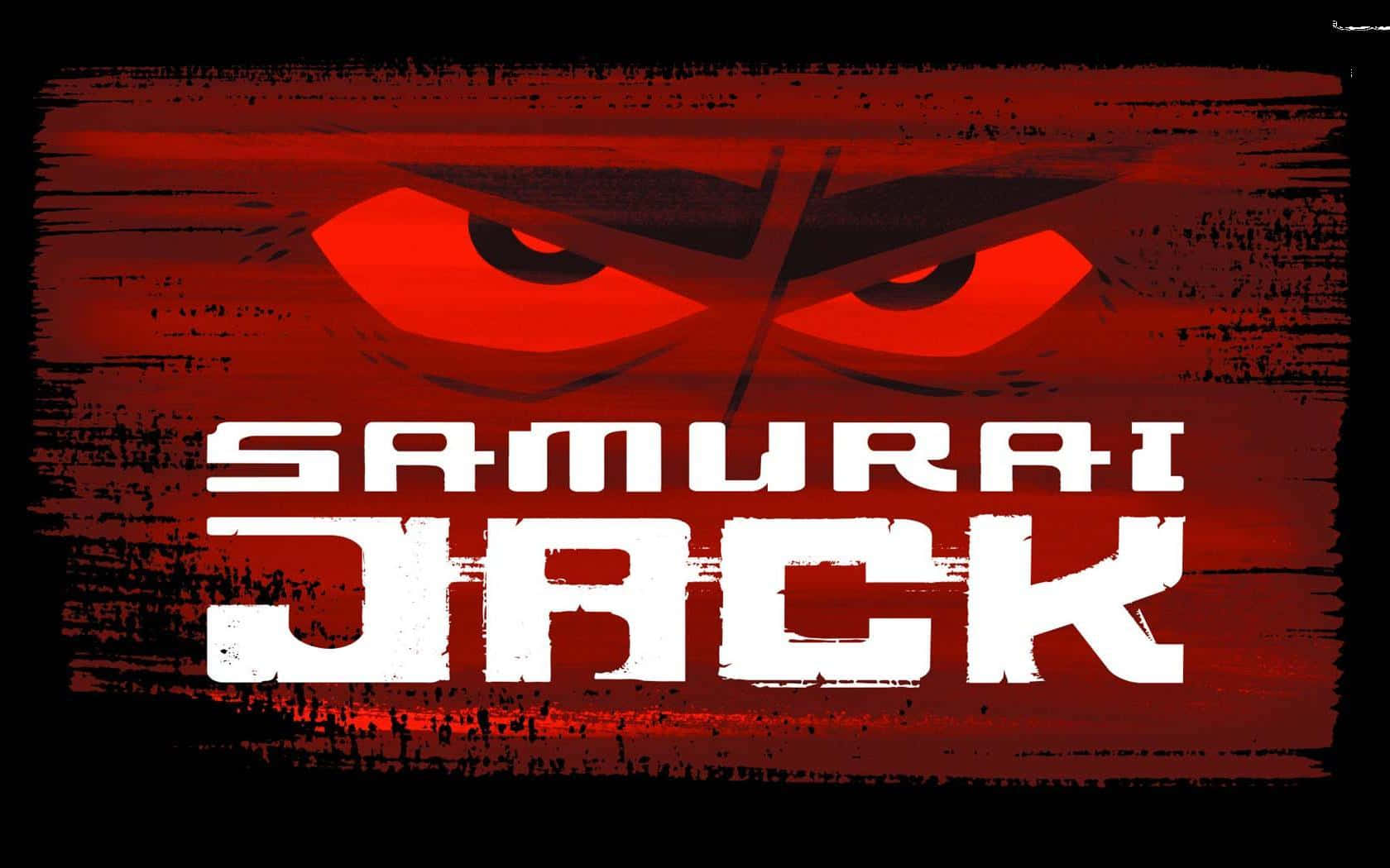 Samurai Jack Standing Strong Against a Vibrant Background