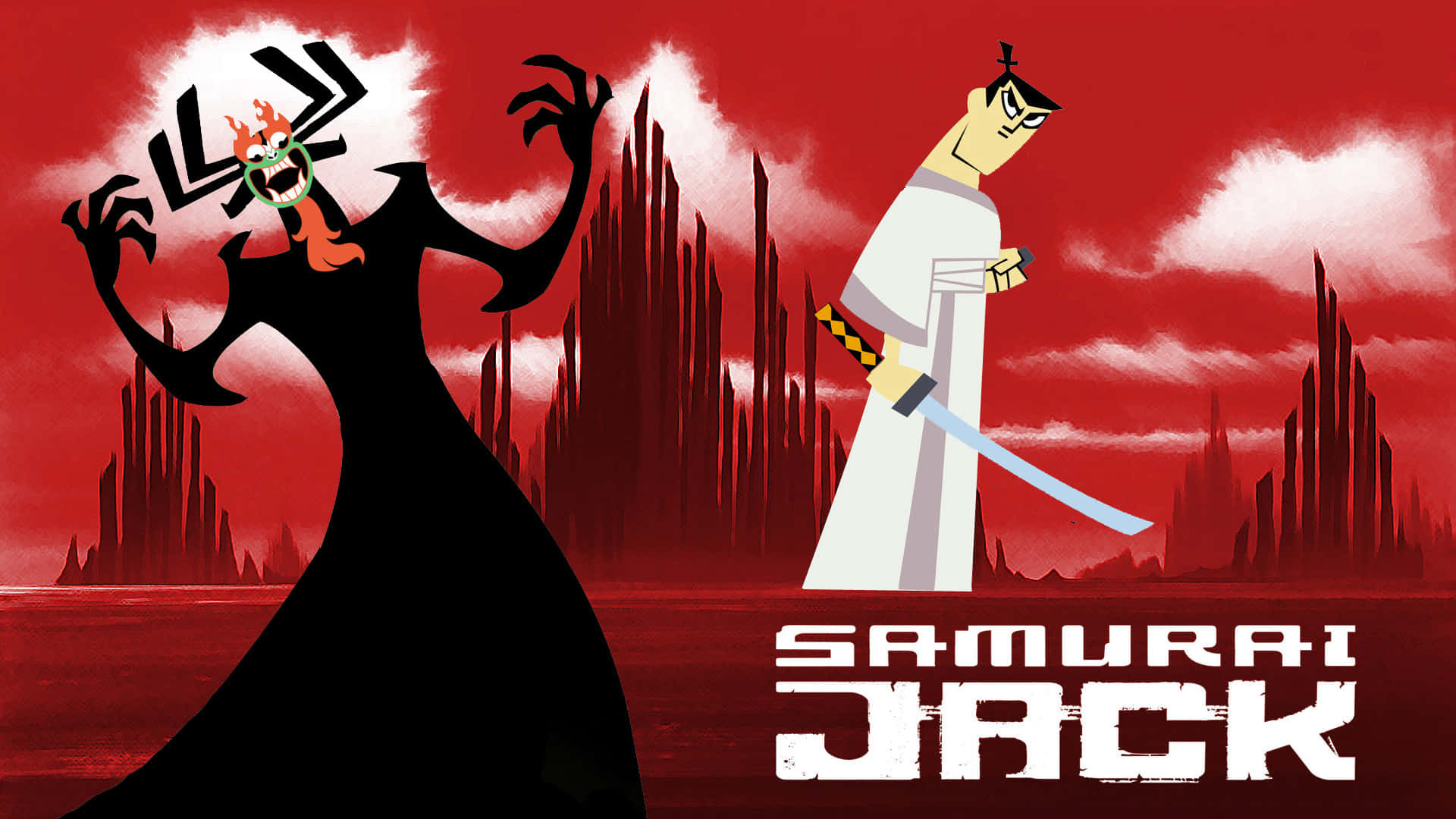 Samurai Jack in a Dramatic Showdown