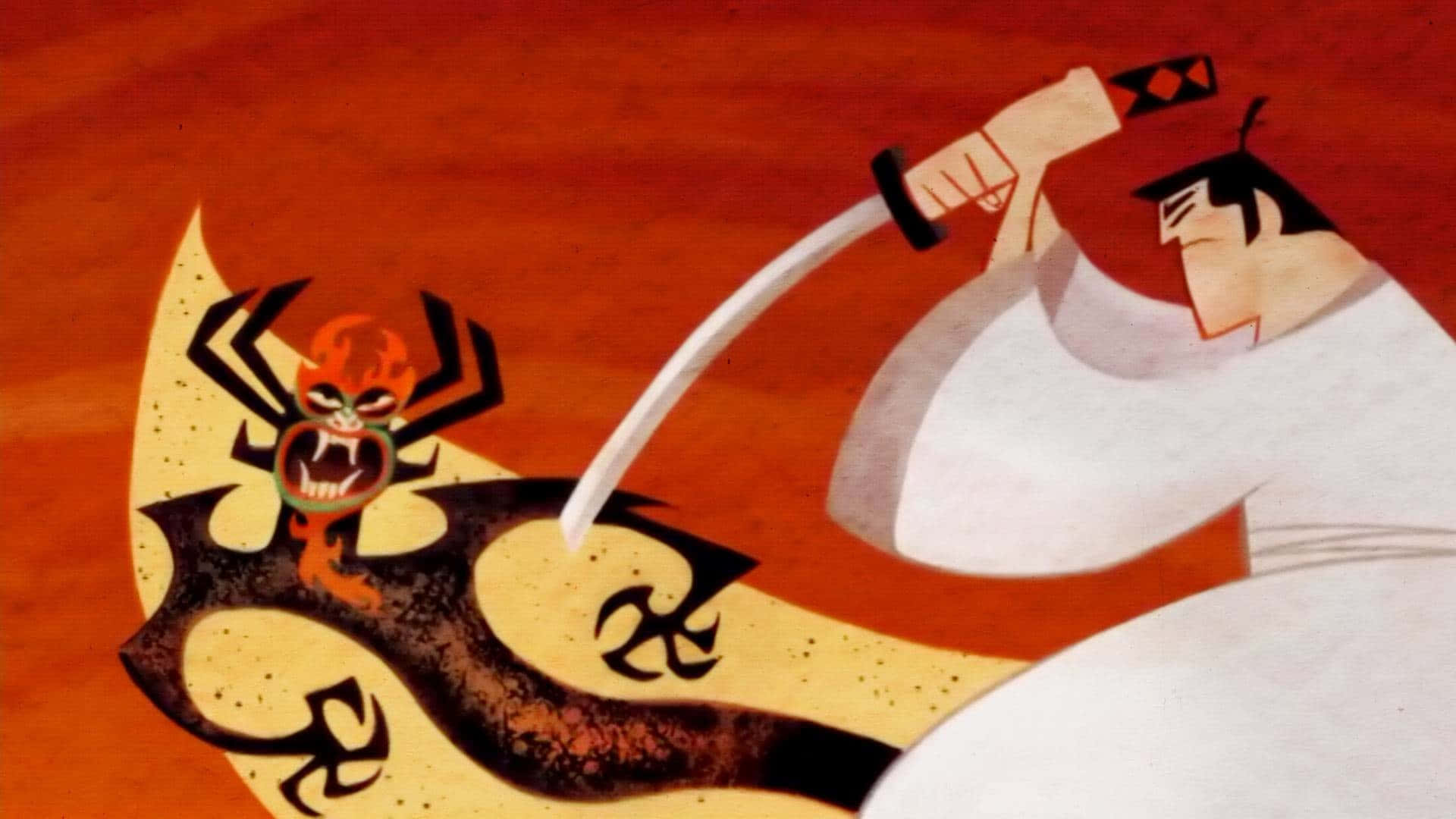 Illeggendario Samurai Jack In Azione