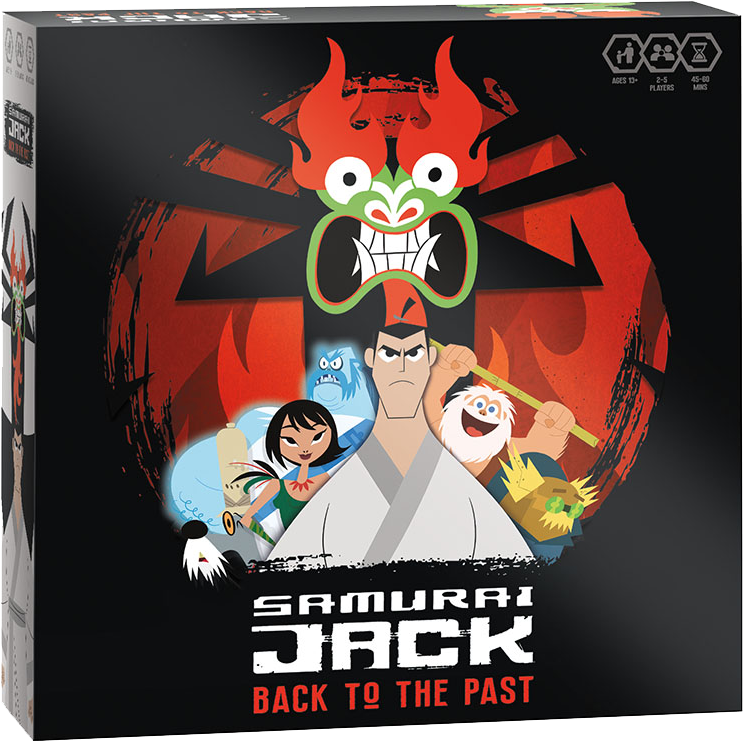 Samurai Jack Board Game Box Art PNG