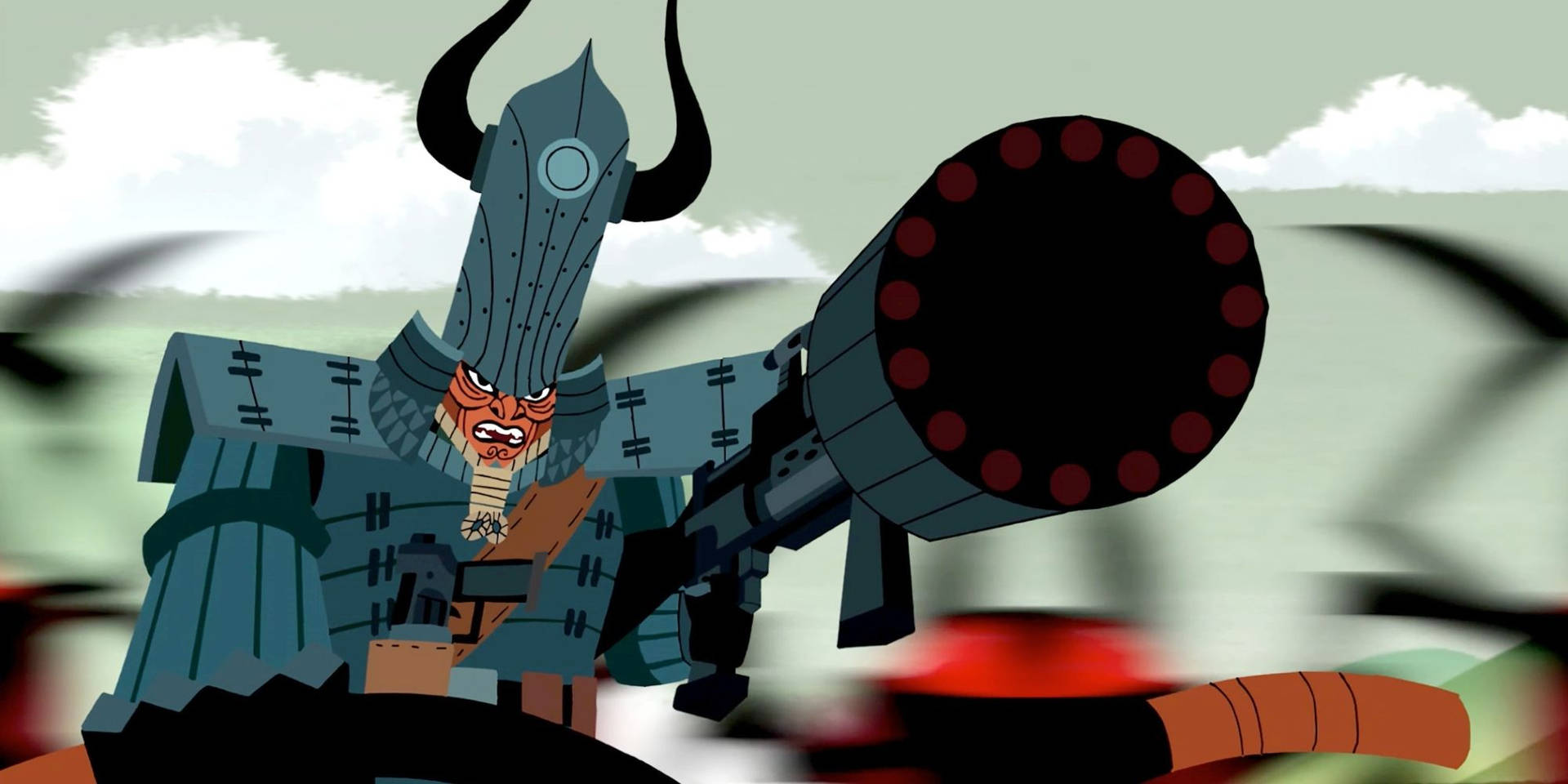 Samurai Jack Character In Armor Picture