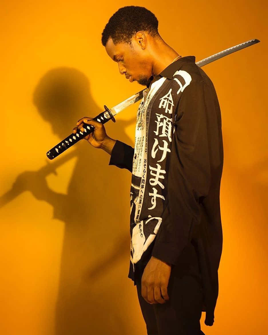 Samurai Silhouette Denzel Curry Wallpaper