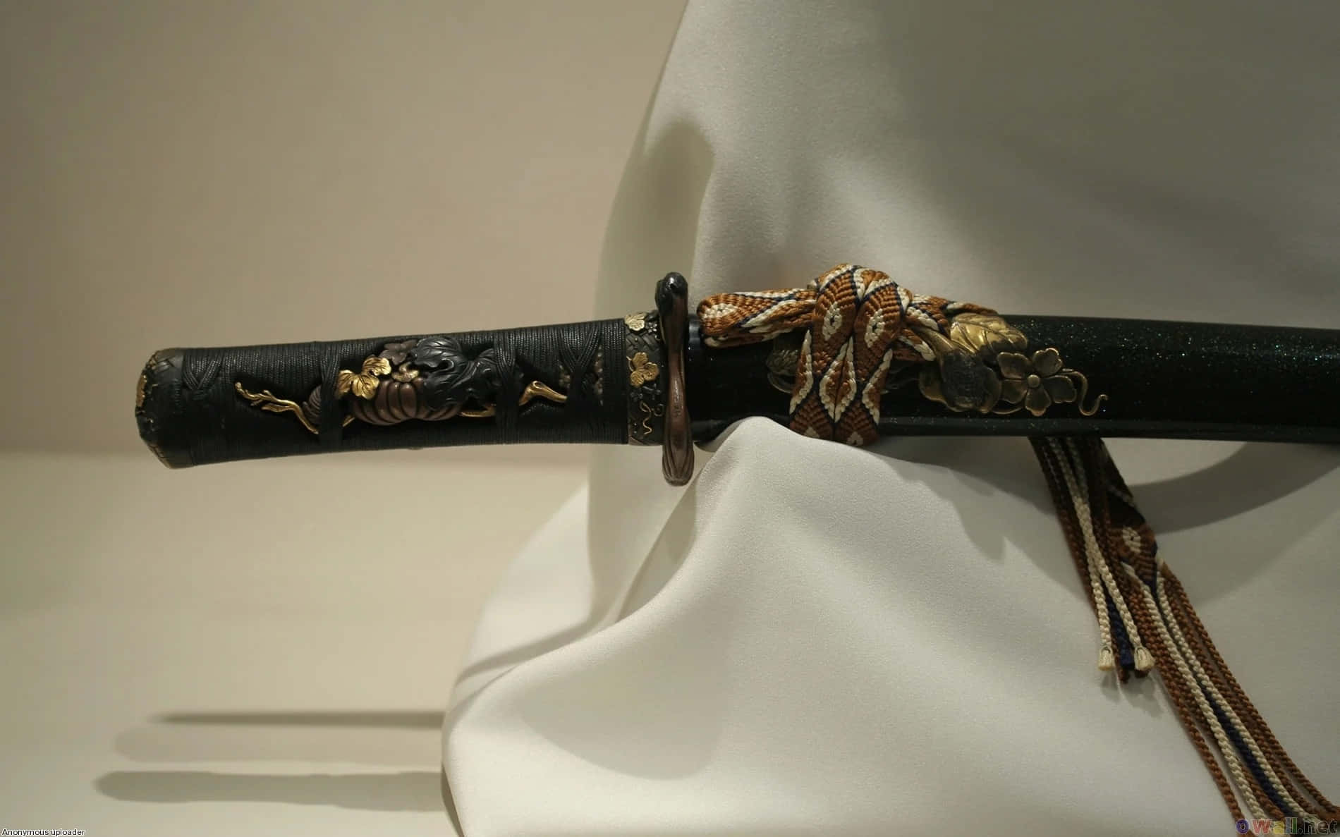 Warrior's Choice - Masterfully Crafted Samurai Sword Wallpaper