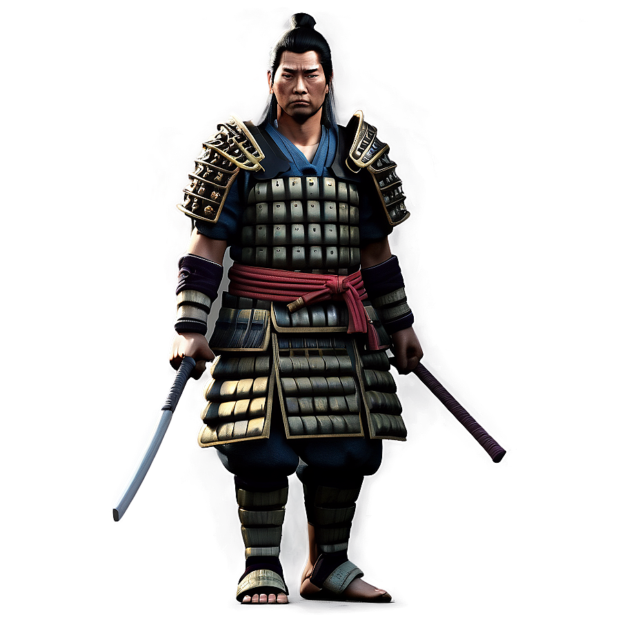 Samurai Warrior Art Png Nwm41 PNG