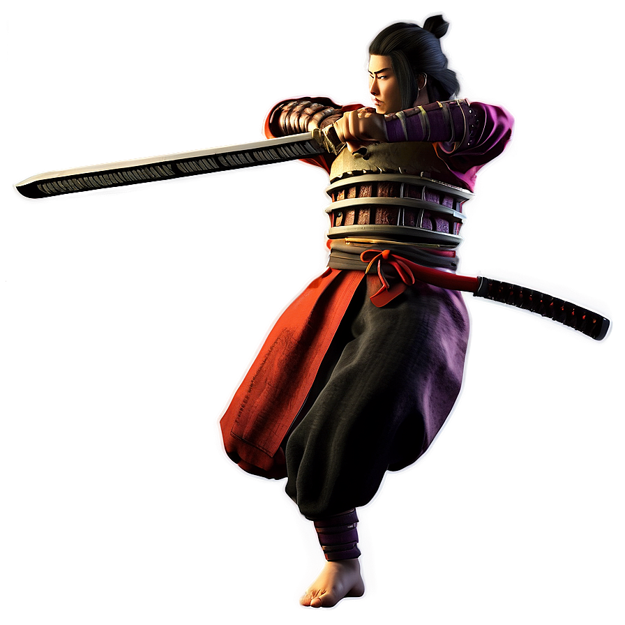 Download Samurai Warrior Pose Png Lbk | Wallpapers.com