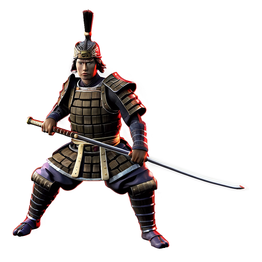 Download Samurai With Spear Png Eqq94 | Wallpapers.com