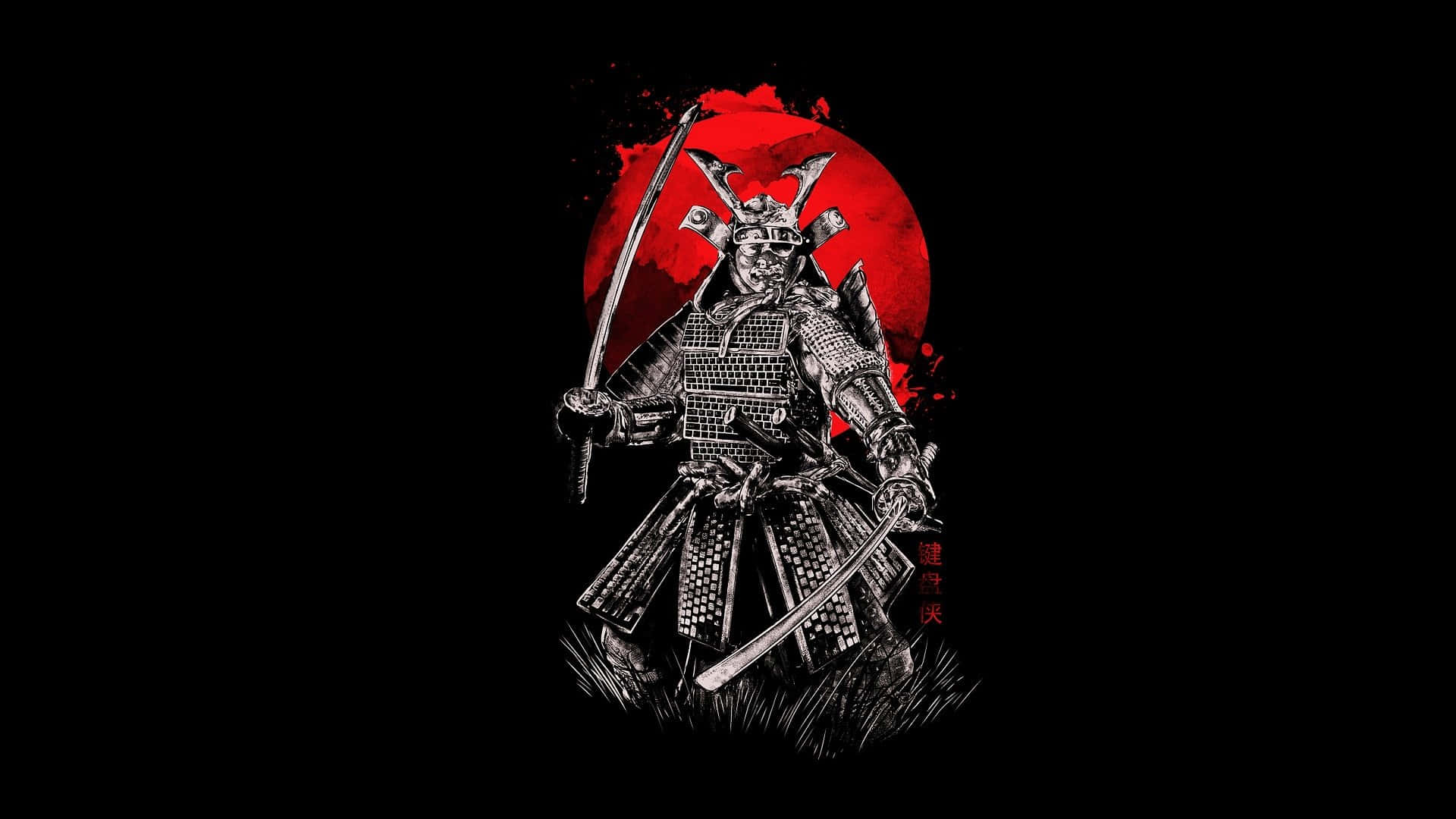 Ensamuraj Sværdmand Indtager En Kraftfuld Pose I Samurai X.