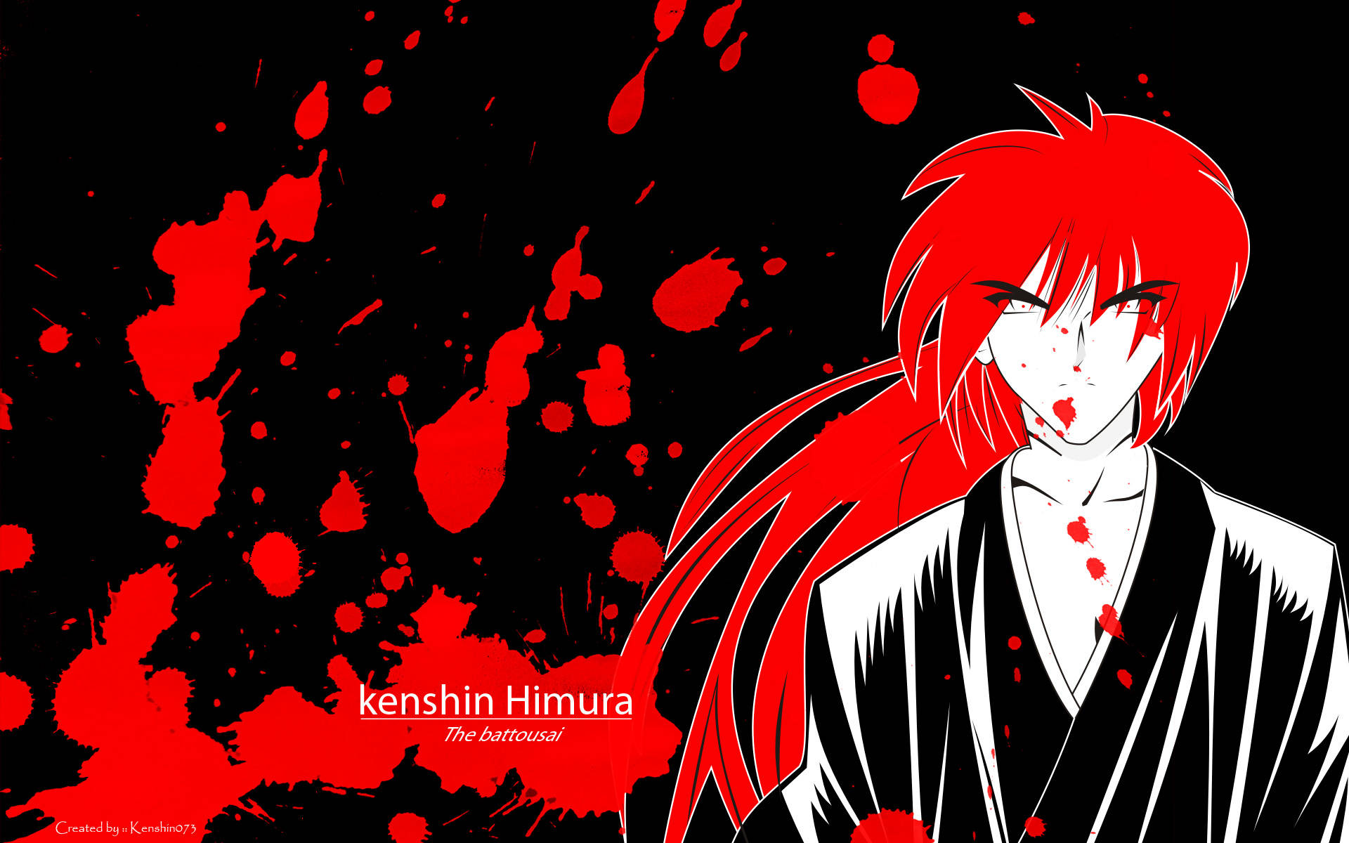 Download Samurai X Kenshin Himura Anime Art Wallpaper 