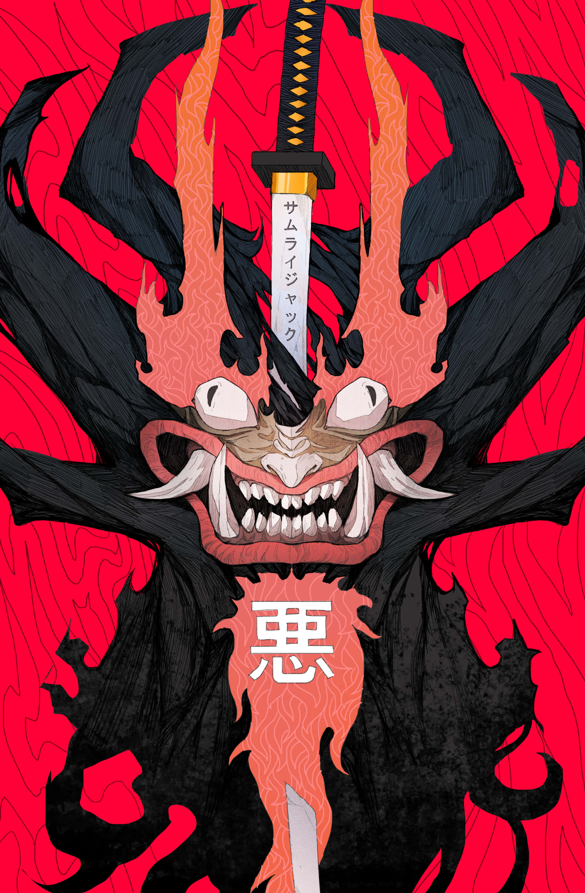Samuraijack 1920 X 2928 Bakgrund