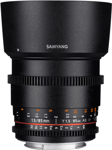 Samyang85mm T1.5 Cine Lens PNG