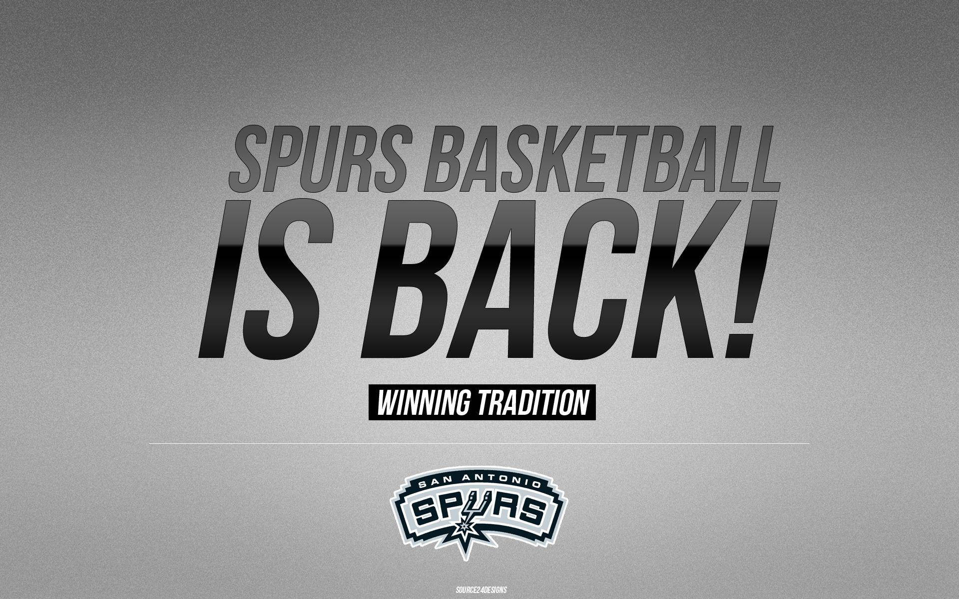 Sanantonio Spurs Basketboll - San Antonio Spurs-basketboll. Wallpaper