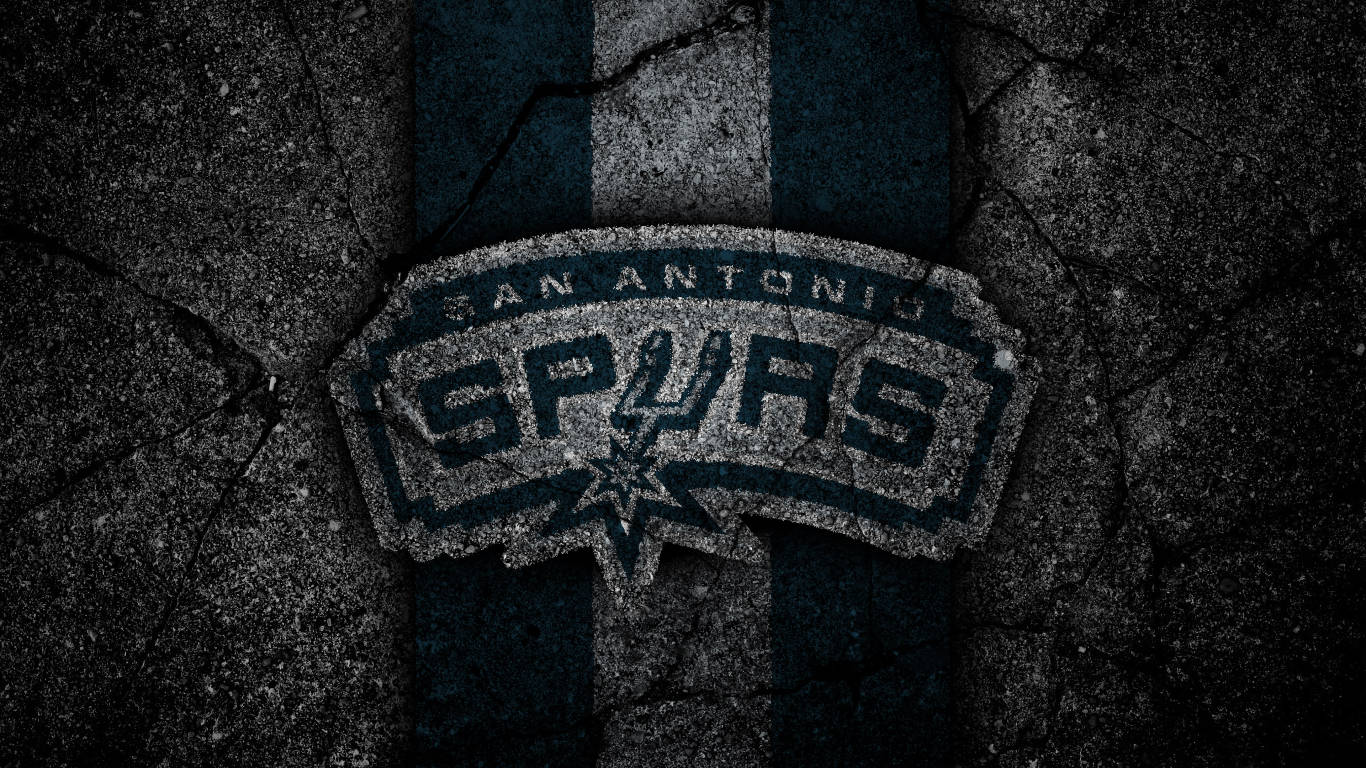 San Antonio Spurs Black Grain Wallpaper