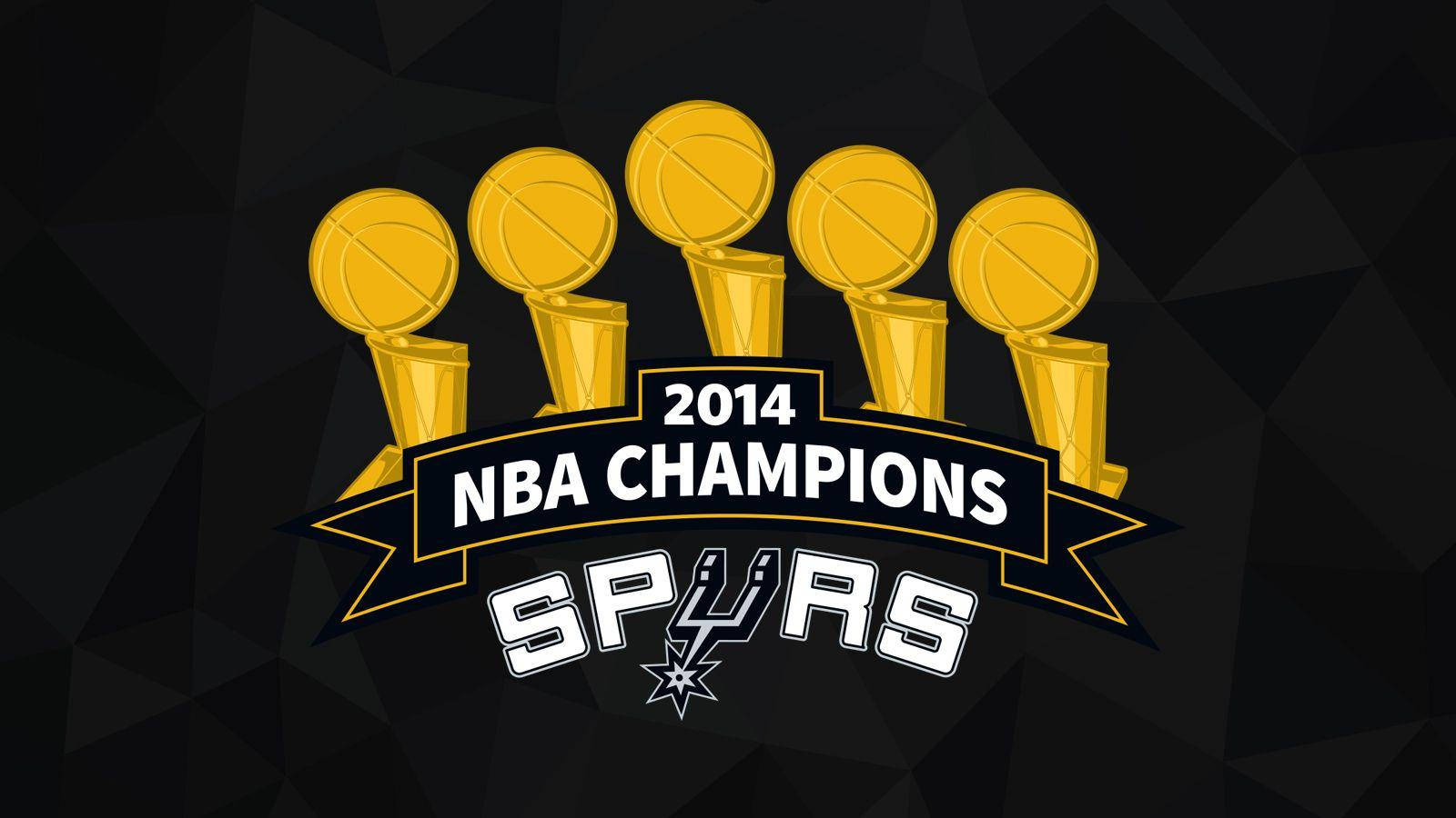 San Antonio Spurs NBA Mestre Logo Tapet Wallpaper