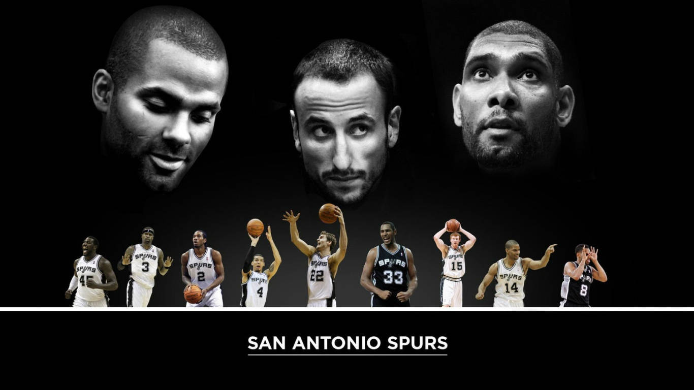 San Antonio Spurs Mannschaft Wallpaper