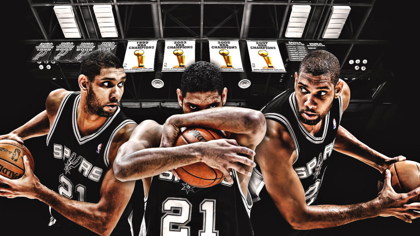 San Antonio Spurs Tim Duncan Jersey Tapetet Wallpaper