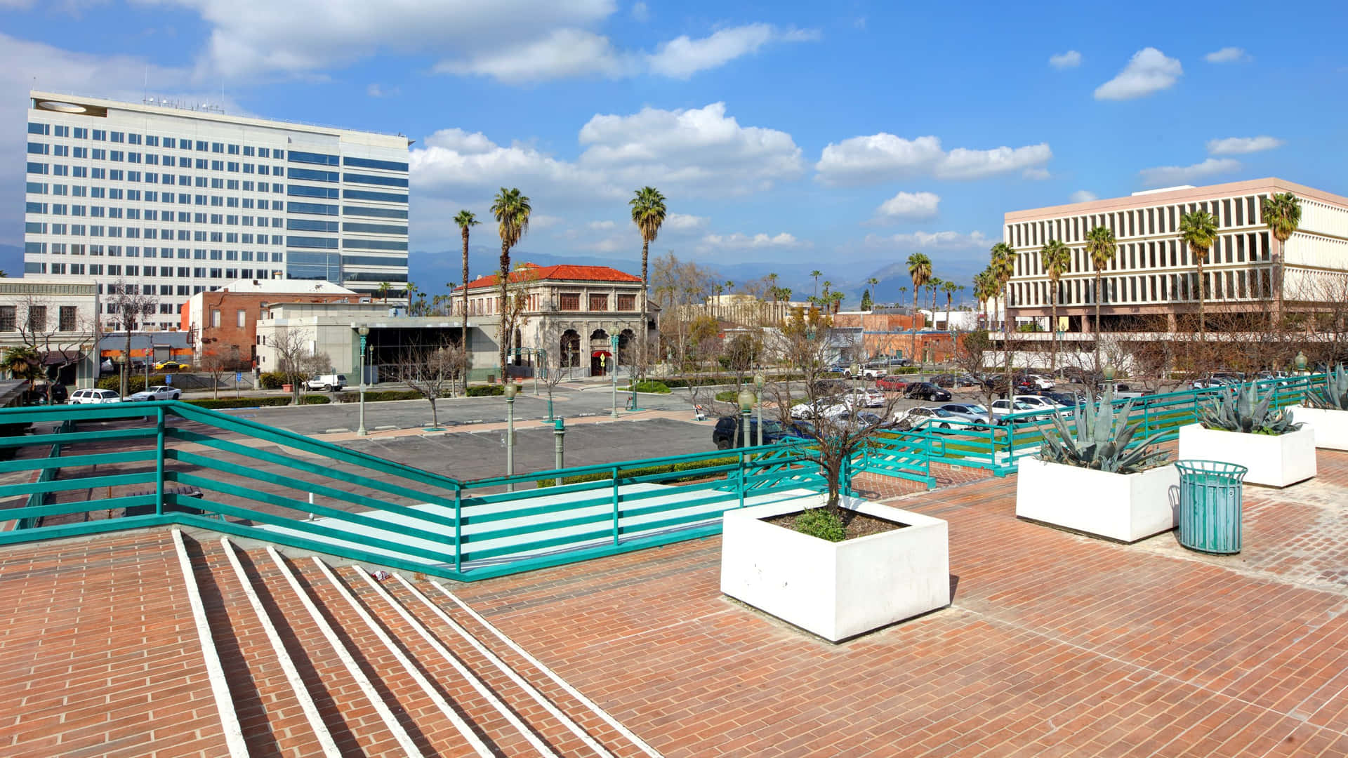 San Bernardino Cityscapeand Architecture Wallpaper