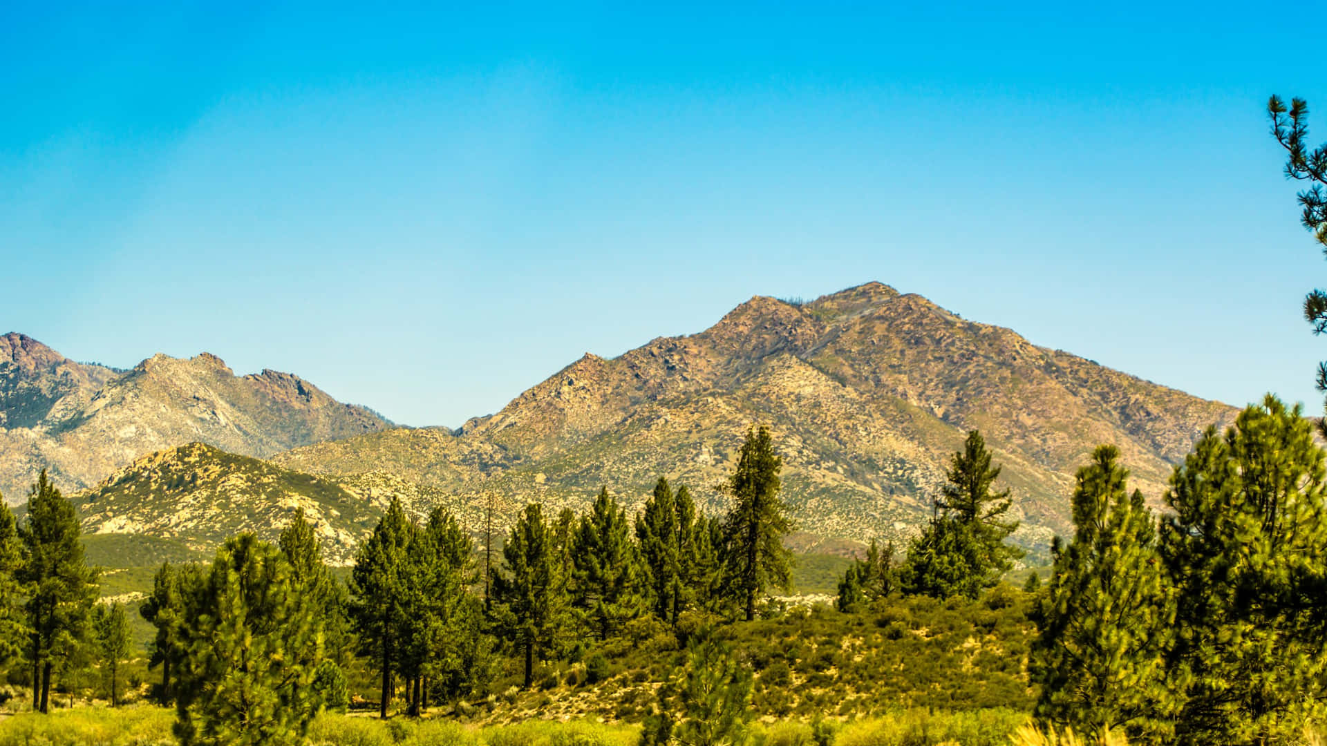 Download San Bernardino Mountain Range Landscape Wallpaper | Wallpapers.com