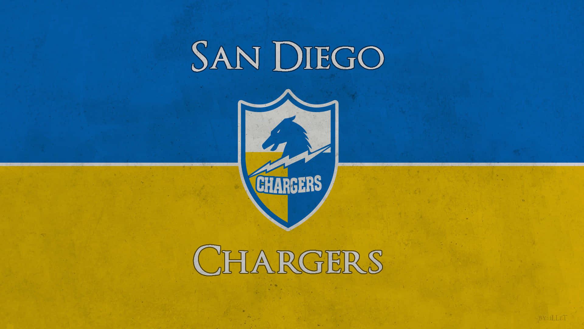The San Diego Chargers Ready to Take the Field Wallpaper