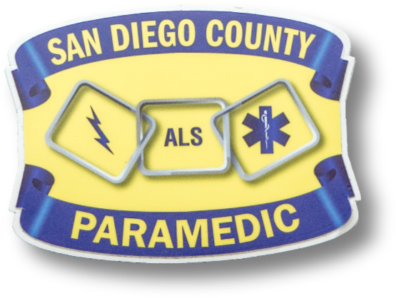 Download San Diego County Paramedic Badge | Wallpapers.com