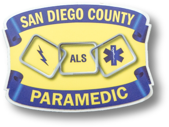 San Diego County Paramedic Badge PNG