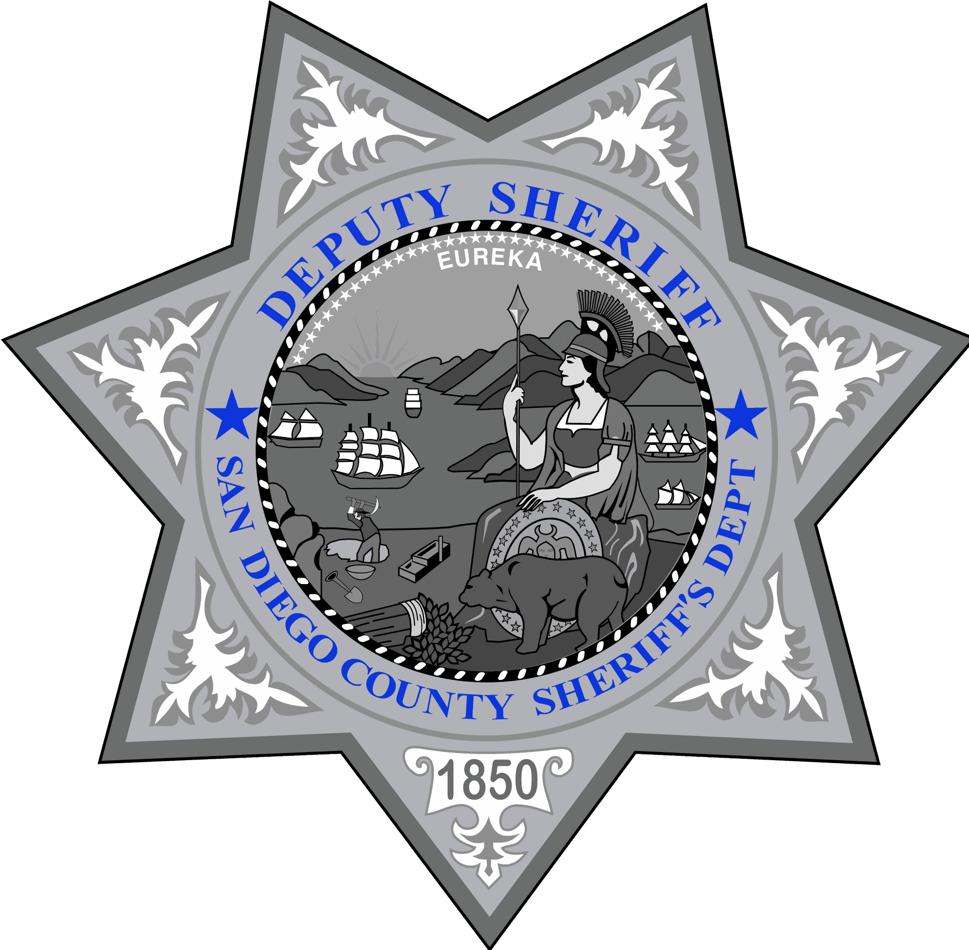 Download San Diego County Sheriff Badge | Wallpapers.com