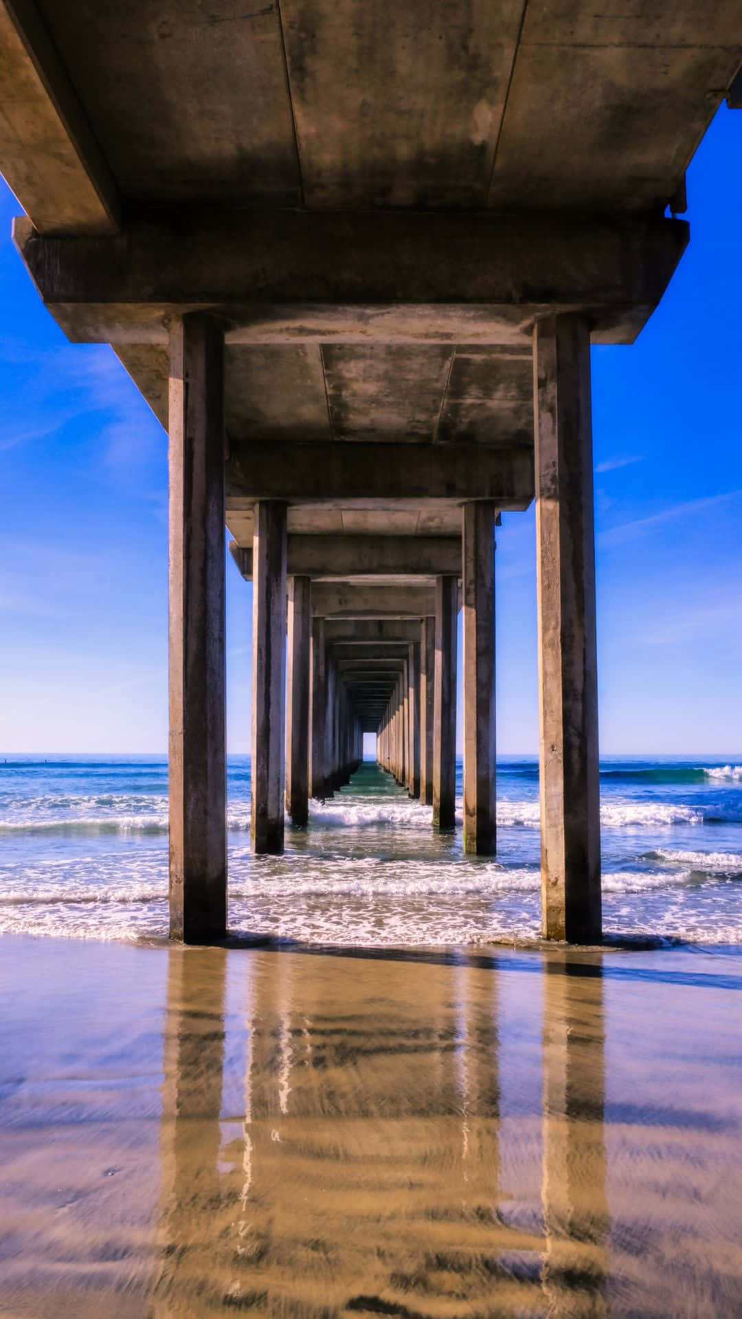 Wallpaperscripps Pier I San Diego Iphone-bakgrundsbild. Wallpaper