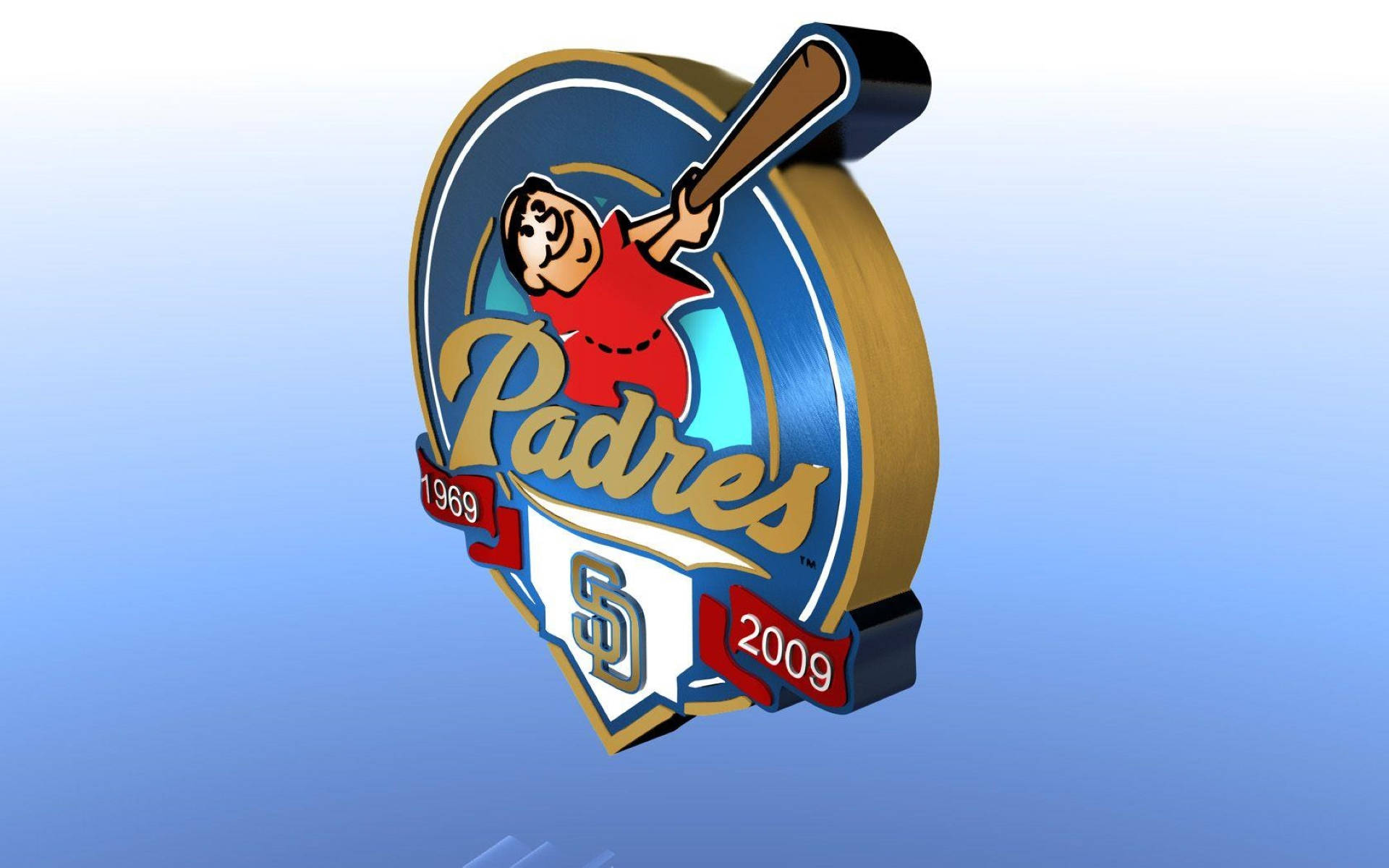 Logotipo Do 40º Ano Do San Diego Padres Papel de Parede