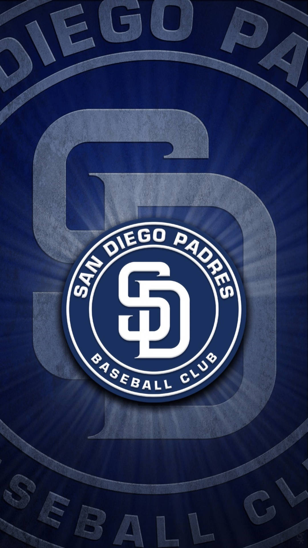 San Diego Padres Blue Circle Logo Wallpaper