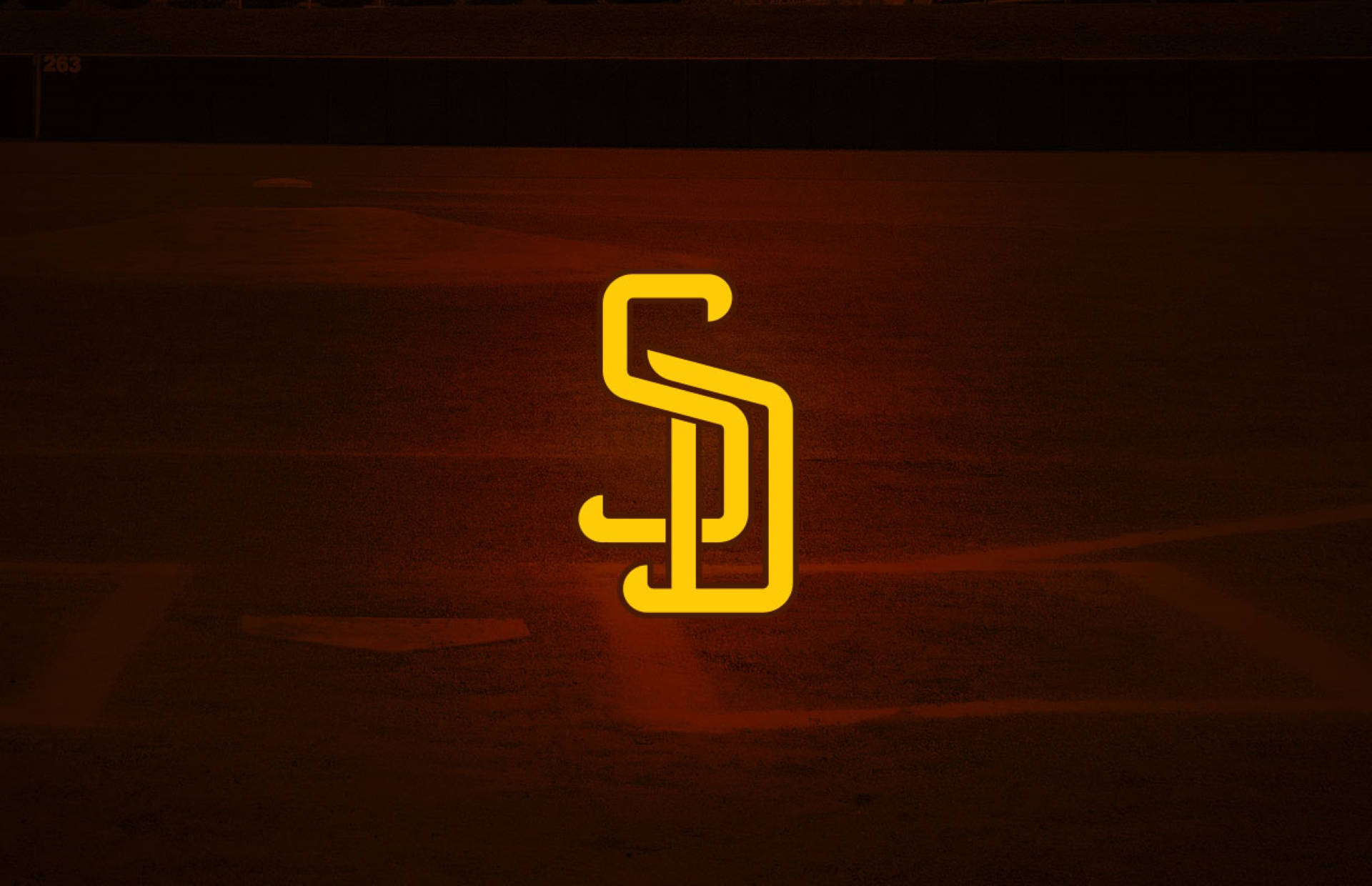 San Diego Padres Vibrant Logo Wallpaper