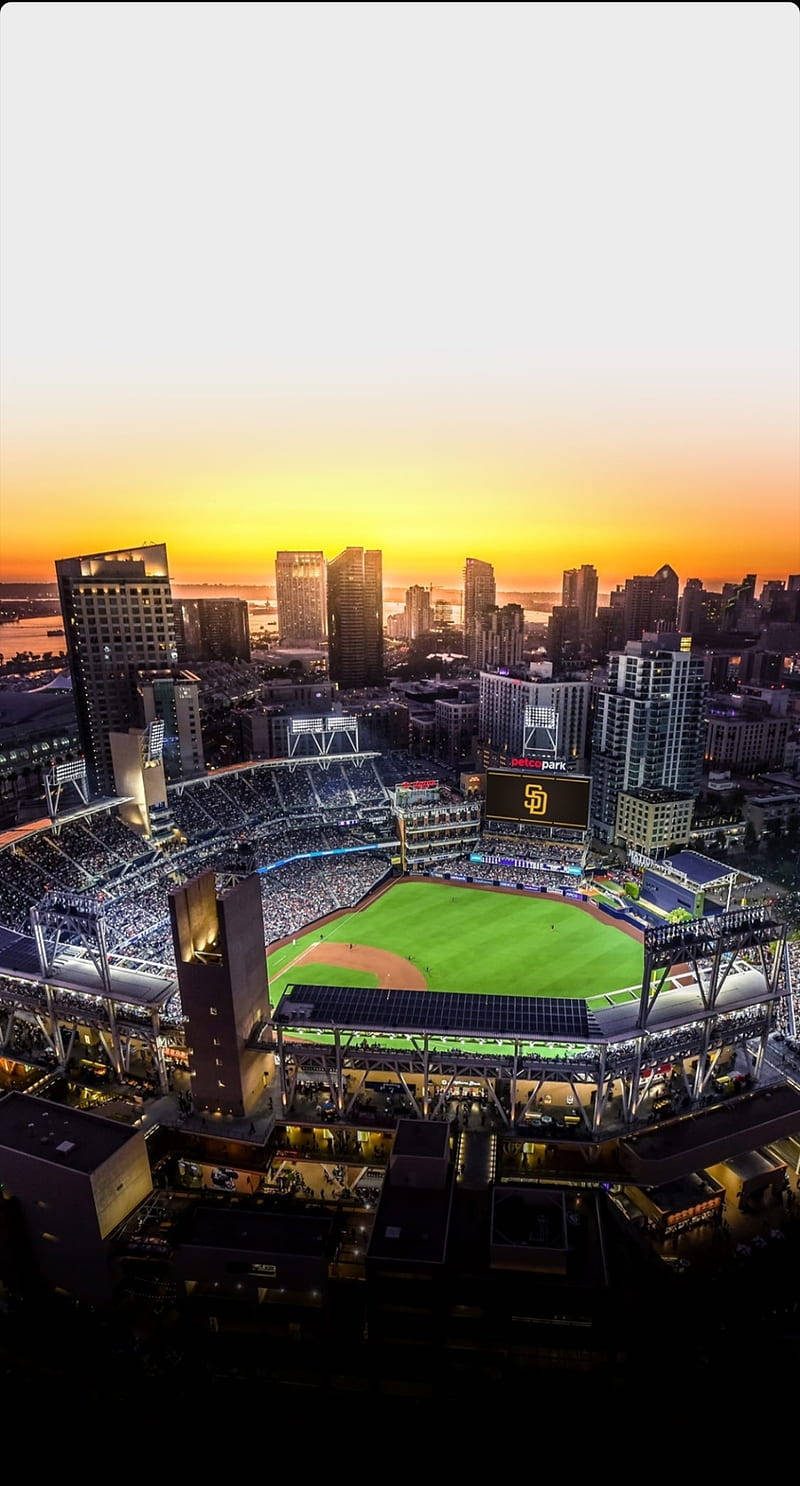 San Diego Stadium Bird's Eye View Wallpaper