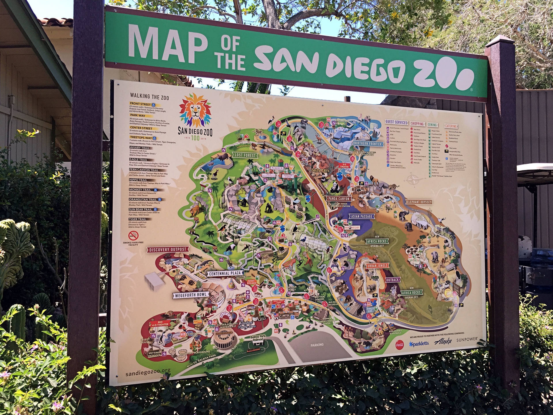 San Diego Zoo Map Wallpaper