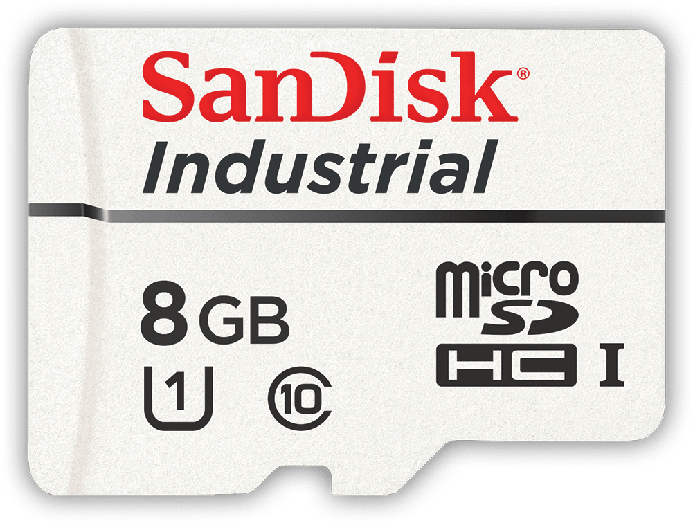 San Disk Industrial8 G B Micro S D Card PNG
