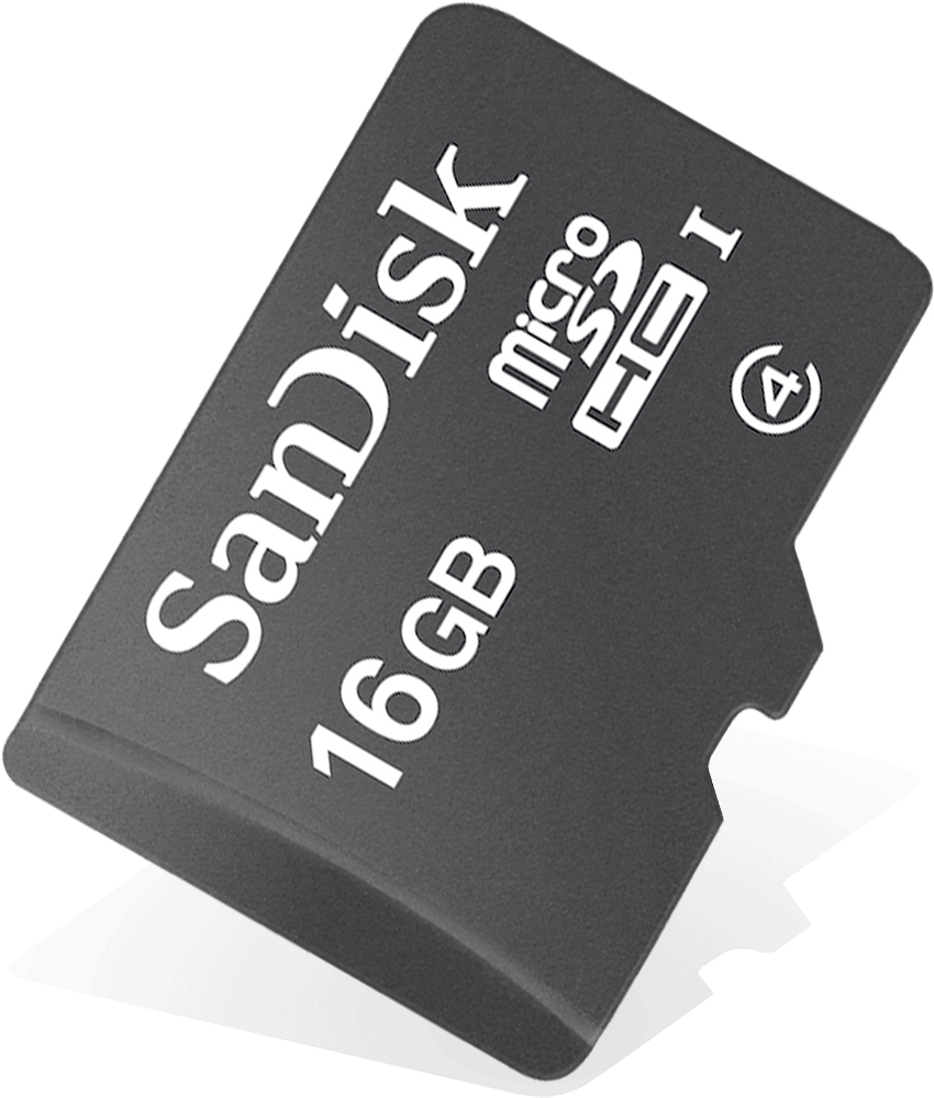 San Disk16 G B Micro S D Card PNG