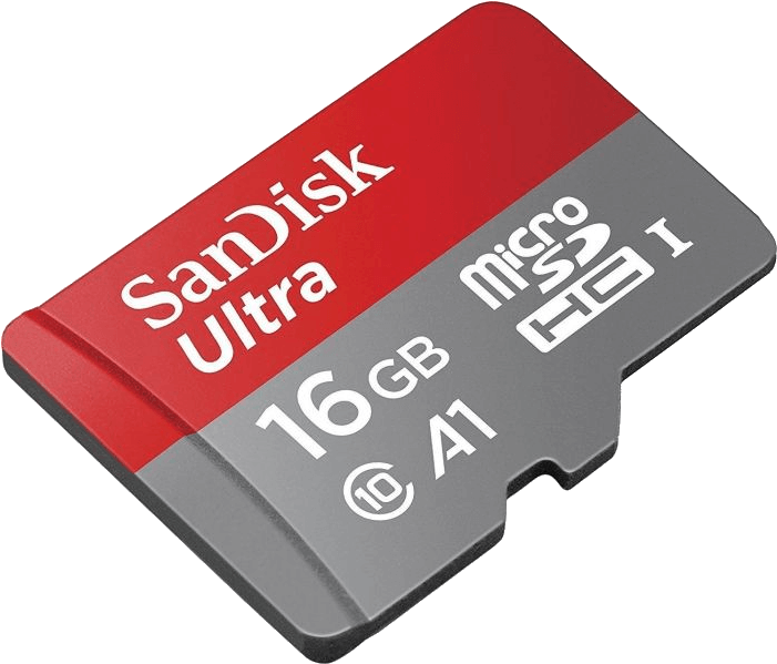 San Disk16 G B Micro S D Card PNG