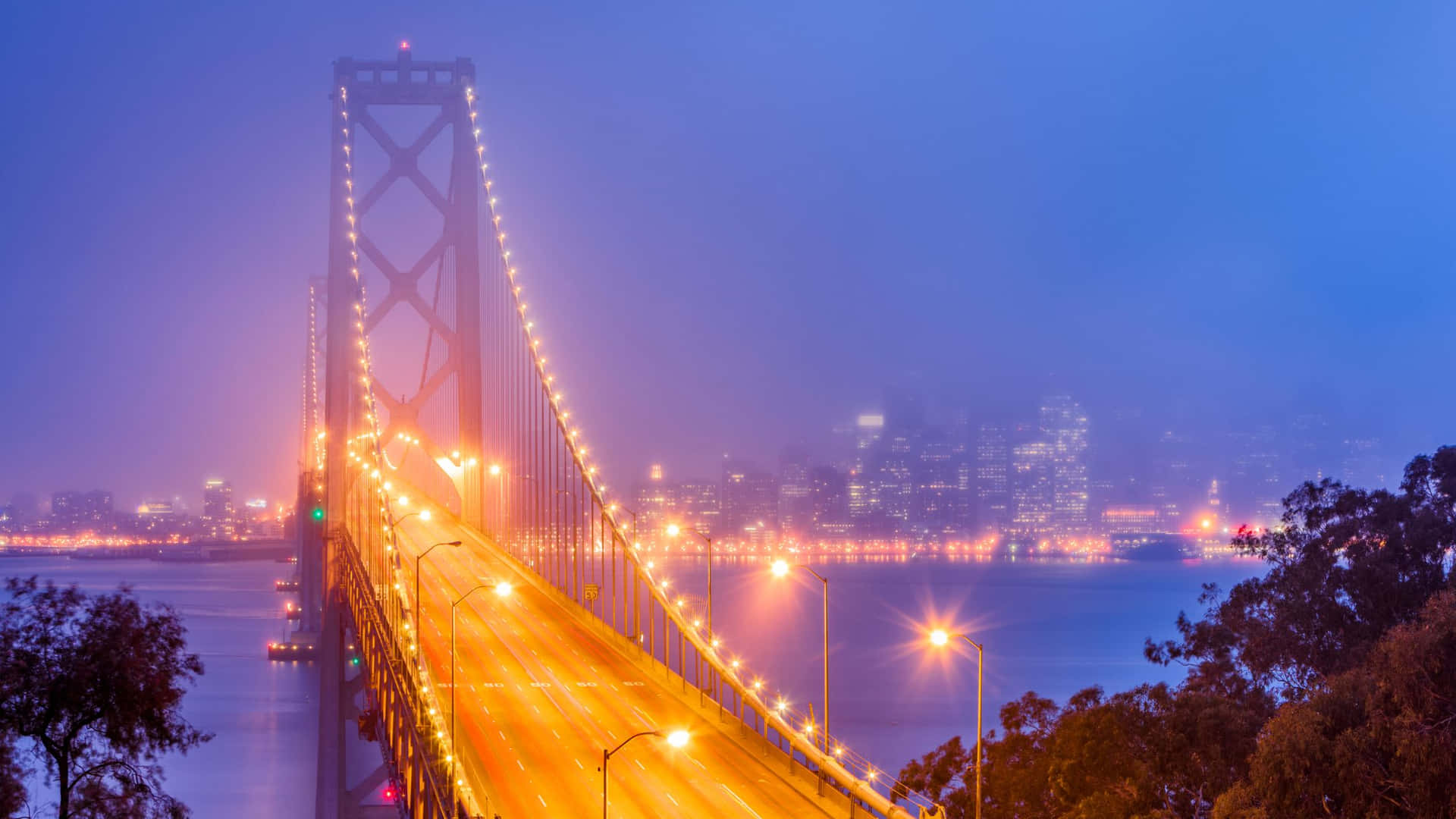 Stadenvid Bukten - En Ikonisk Vy Över San Francisco
