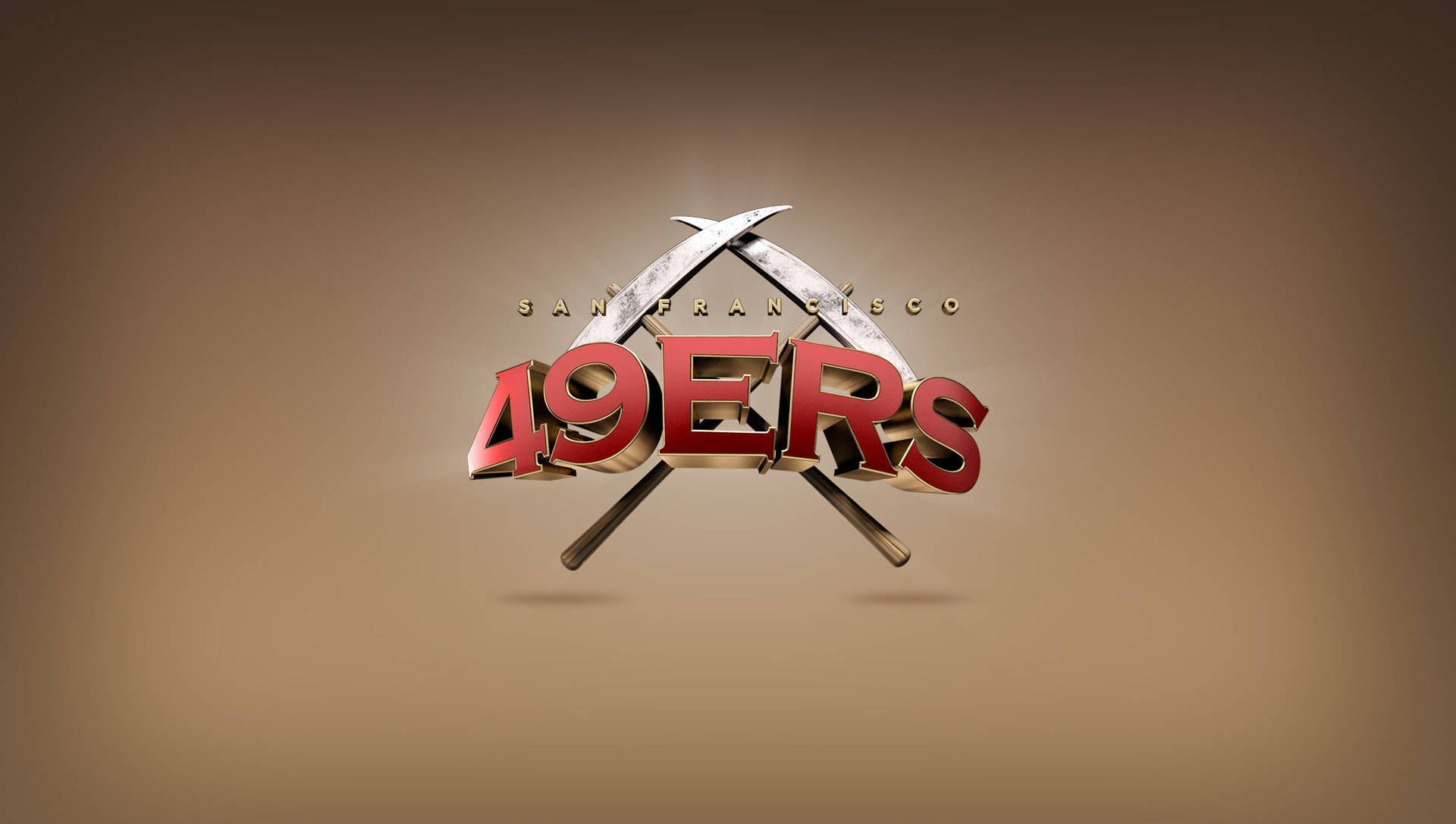 San Francisco 49ers Logo 3d Wallpaper