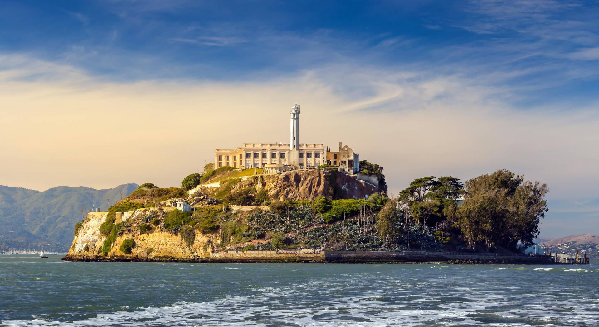 San Francisco Alcatraz Prison Island Wallpaper