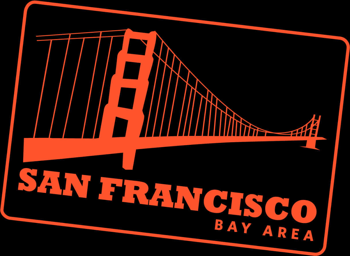 San Francisco Bay Area Bridge Graphic PNG