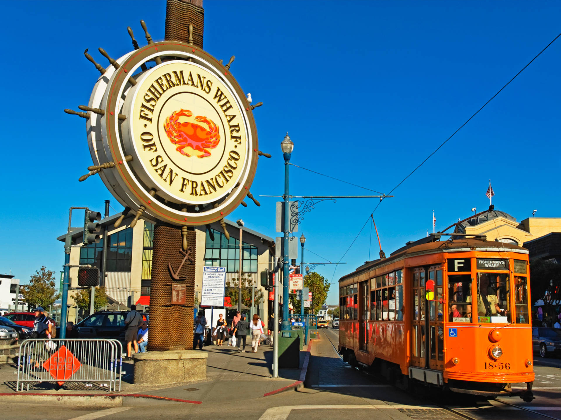San Francisco Fisherman's Wharf Signage Picture