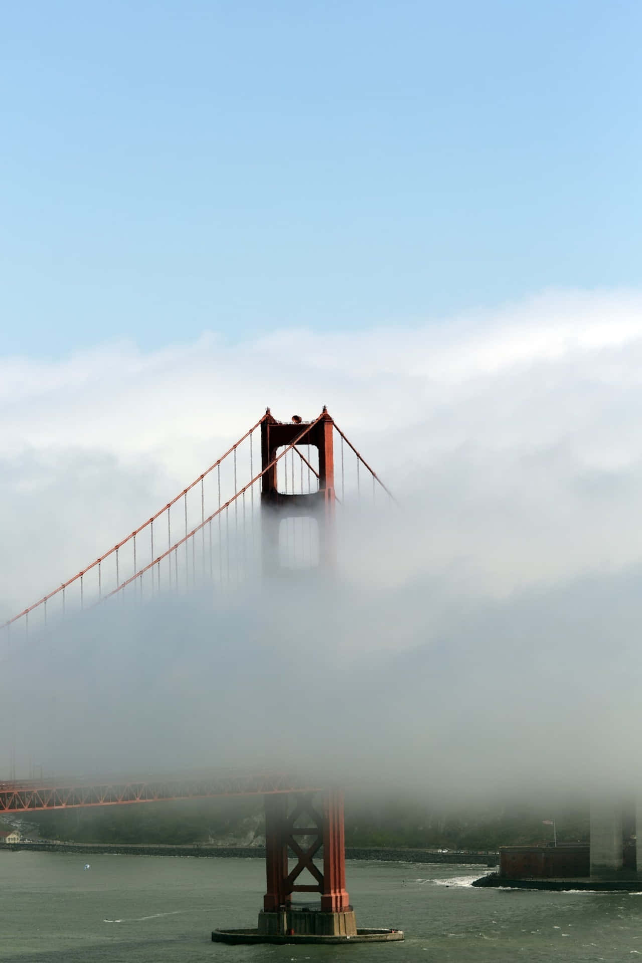 San Francisco Fog During Morning Wallpaper
