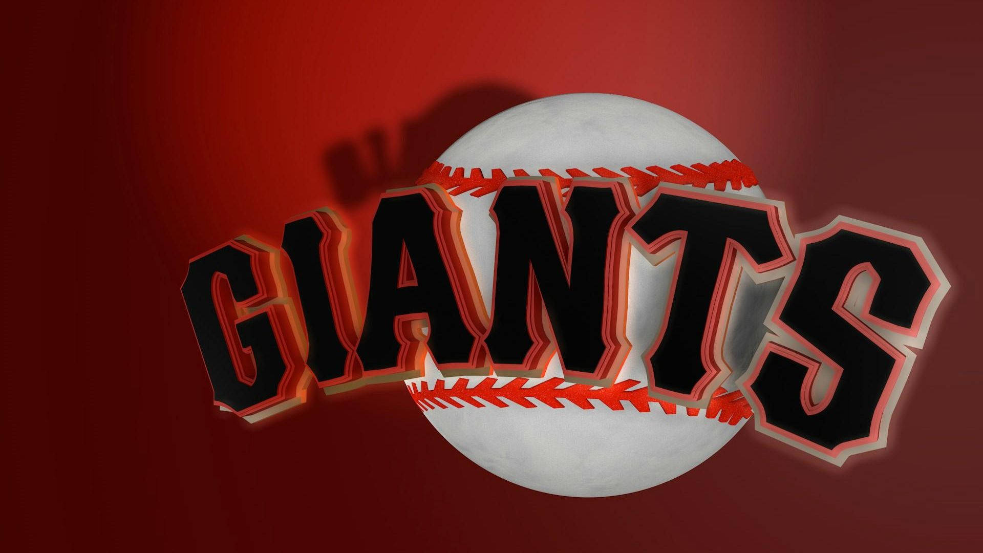 San Francisco Giants Logo In Spotlight Wallpaper