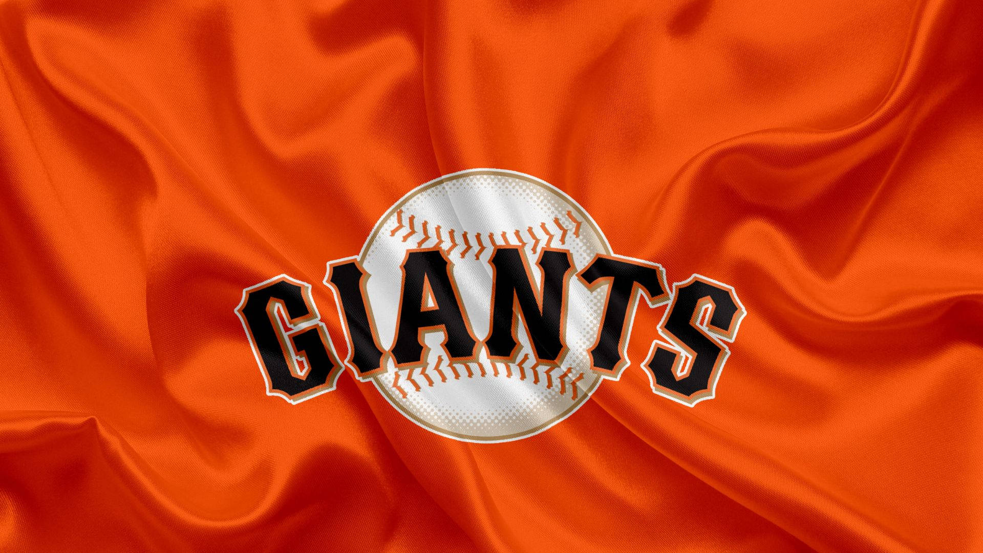 San Francisco Giants Logo On Cloth Wallpaper