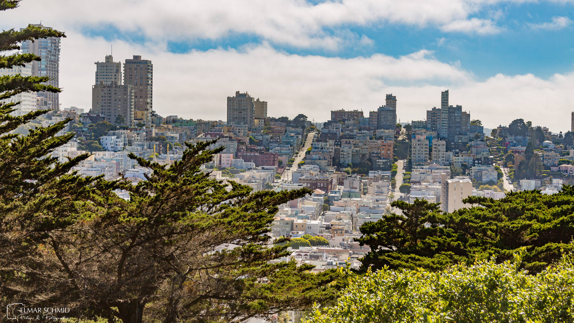 Laciudad Dorada De San Francisco Desde La Torre Coit Fondo de pantalla