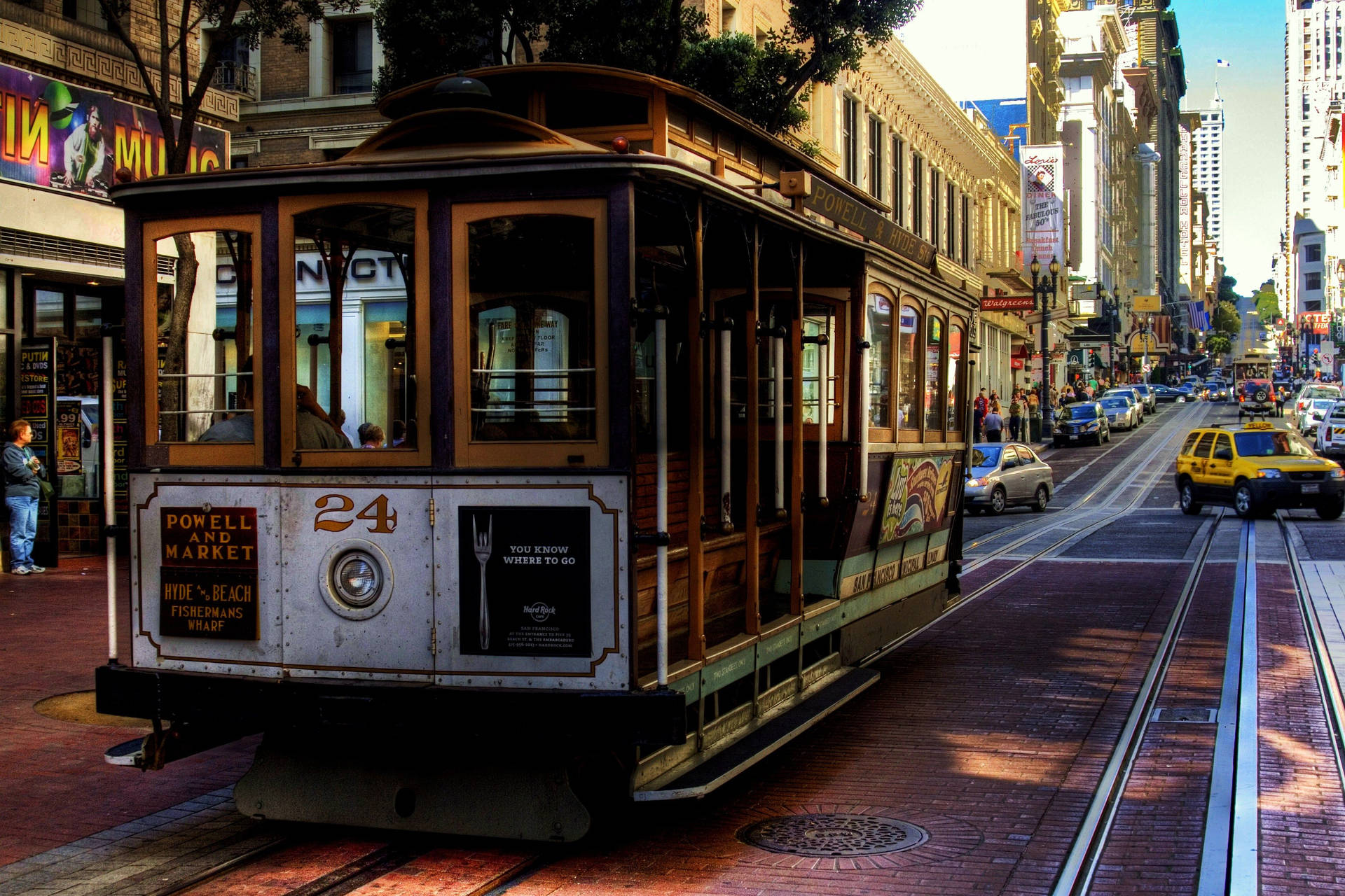 San Francisco Iconic Cable Car Picture