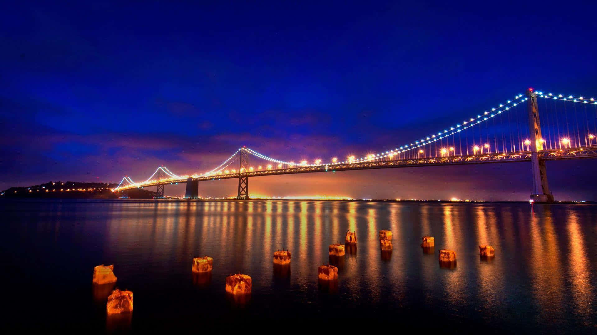 Enjoy the city skyline while surfing the web with San Francisco Laptop Wallpaper
