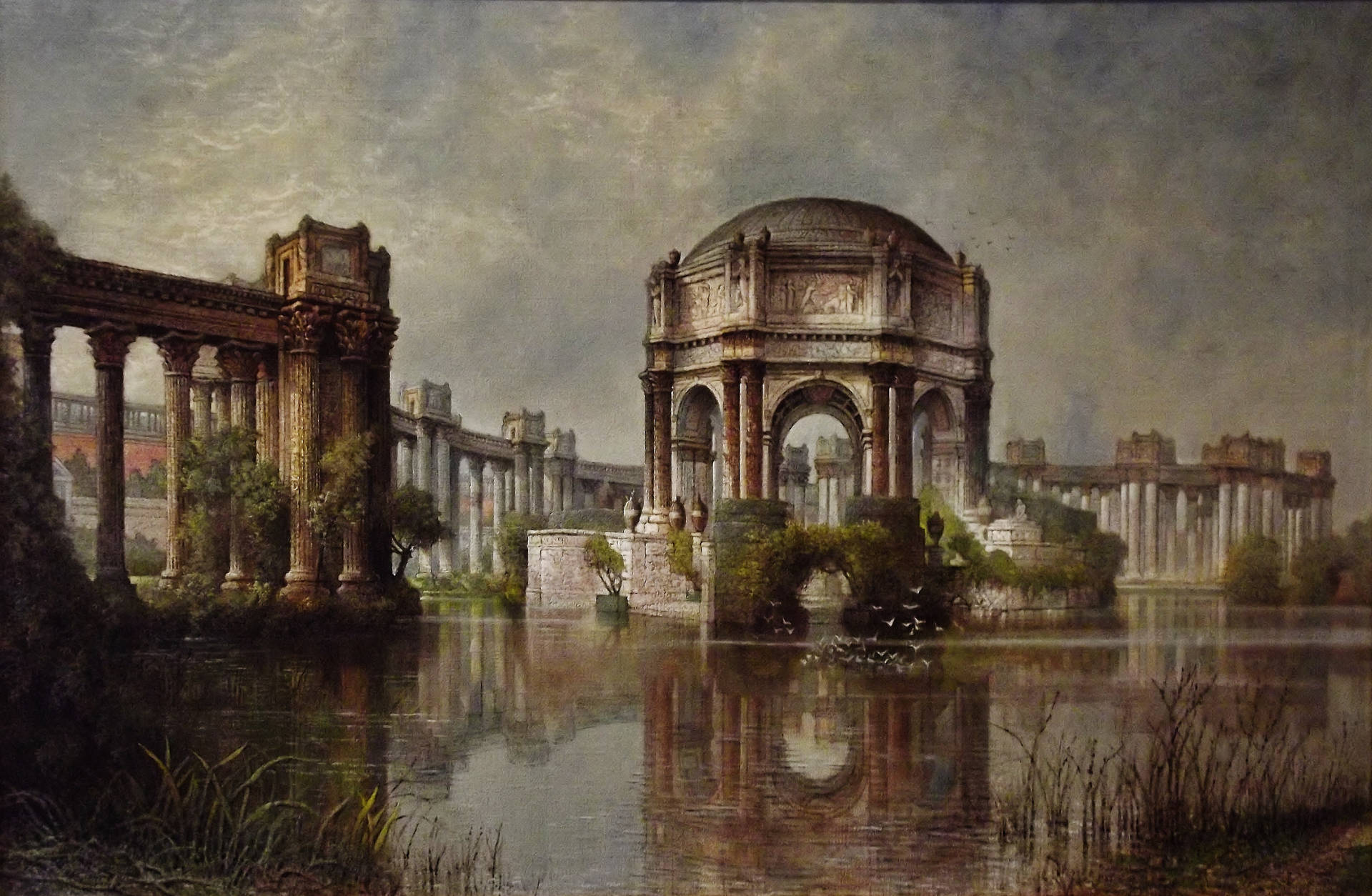 San Francisco Palace Painting Wallpaper