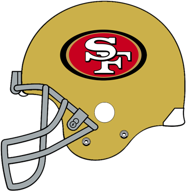 San Francisco49ers Helmet Graphic PNG