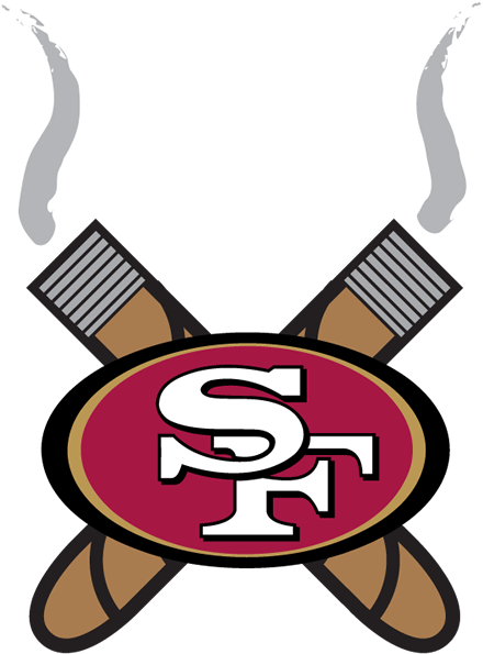 San Francisco49ers Logowith Footballs PNG